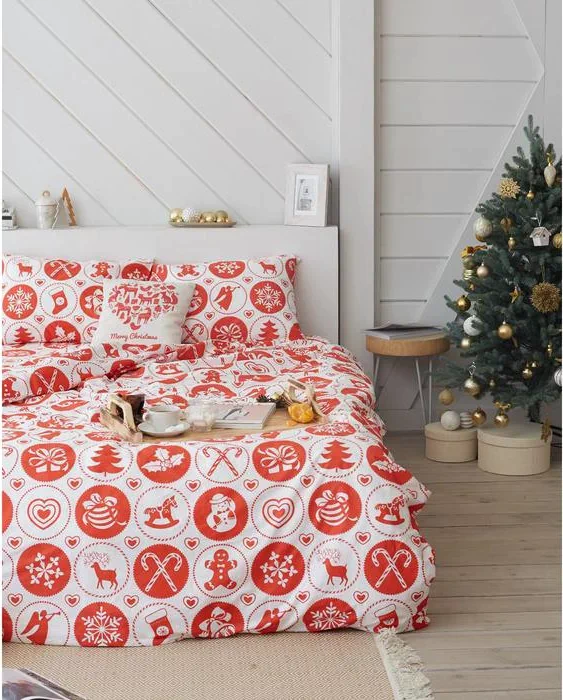 Постельное белье LoveLife 2сп "New Year's gifts" 175*215см,200*225см,50*70см-2шт