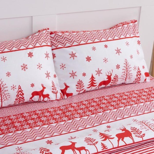 Постельное белье LoveLife евро Reindeer 200*217см,240*225см,50*70см-2шт