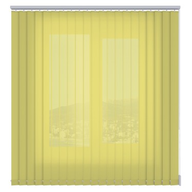 Вертикальные жалюзи Лайн 91 лимонный new