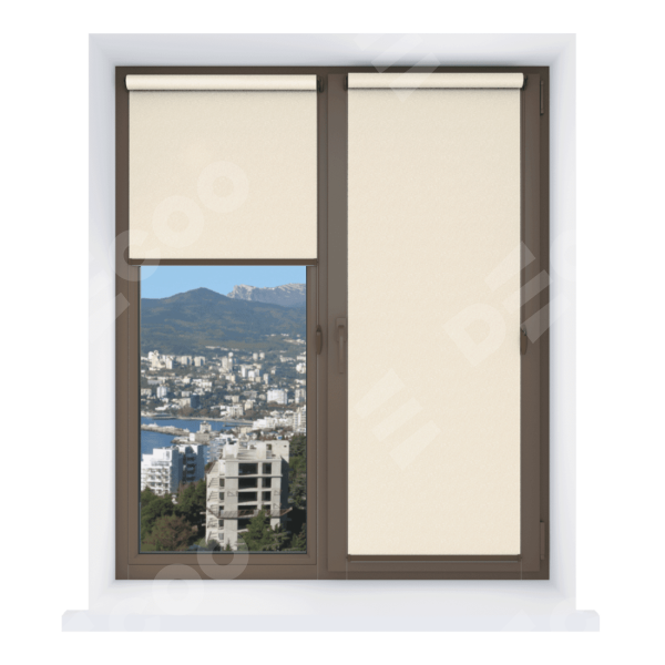 Рулонная штора Мини Жемчуг лайт 22 молочный