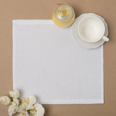 Полотенце Ocean 30х30 см, белый, хлопок 100%, 360 г/м2