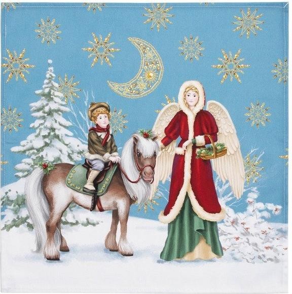 Набор столовый "Christmas time" скатерть 150х110см +/-3см с ГМВО, салф.40х40см-4 шт, хл100%