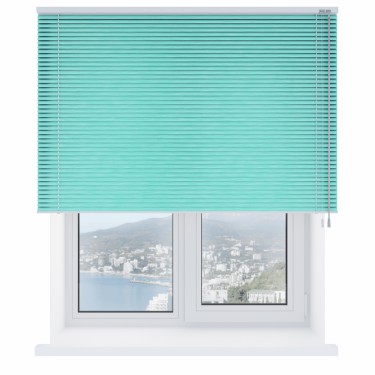 Горизонтальные жалюзи 7162 зеленый металлик