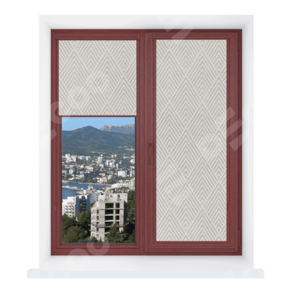 Рулонная штора Уни 2 с принтом Арлекино