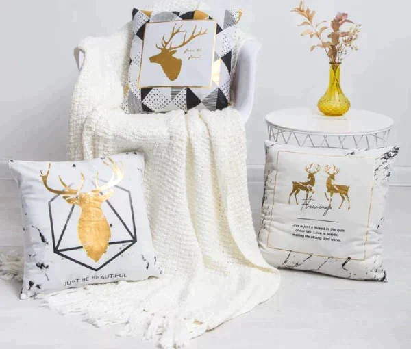 Наволочка декоративная Этель «Олени» 42 х 42 см