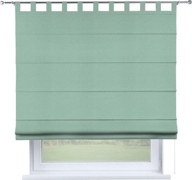 Римская штора на петлях «Кортин», ткань блэкаут однотонный, ментоловый