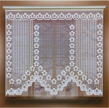 Штора 155х170 см, белый, 100% п/э, без шторной ленты