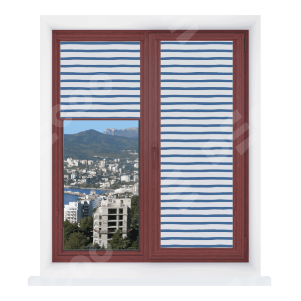 Рулонная штора Уни 2 с принтом Морская полоска