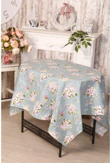 Скатерть DomoVita «Живопись», размер 150х180см, хлопок, рогожка