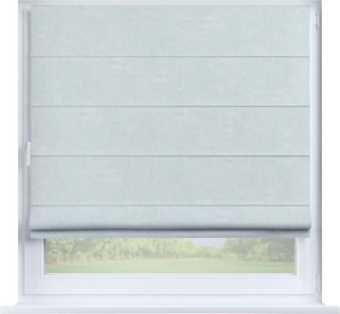 Римская штора «Кортин» на створку, ткань блэкаут однотонный, дымчато-молочный