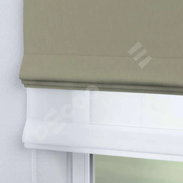 Римская штора «Кортин», канвас латте, день-ночь
