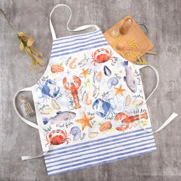 Фартук "Этель" Морская 60х70 см, 100% хл, саржа 190 гр/м2