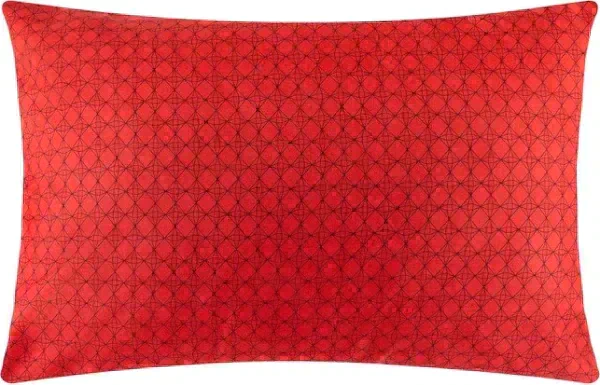 Наволочка «Этель» 50х70 см, цвет красный, сатин, 125 г/м²