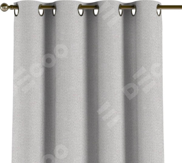 Комплект штор лён димаут светло-бежевый, на люверсах