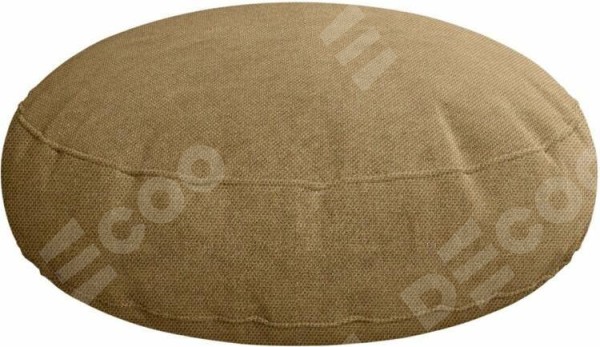 Подушка круглая Cortin лён димаут коричневый