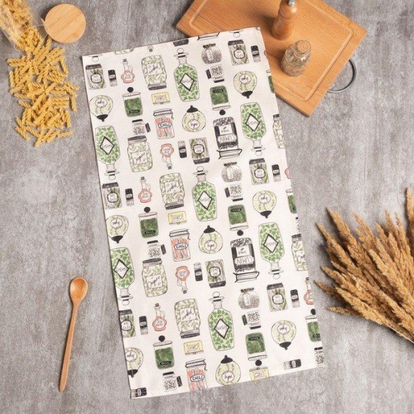 Полотенце "Этель" Kitchenware 40х73 см, 100% хл, саржа 190 гр/м2